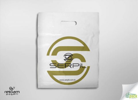 Serpil exclusive için ürettiğimiz el geçme plastik poşet